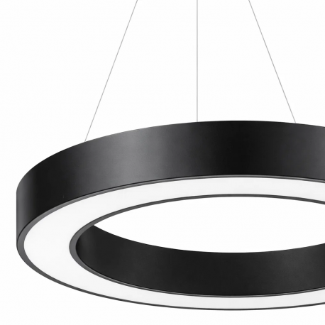 Lampara led 42w colgante 3000k modelo brihaspati redonda abierta konnergie