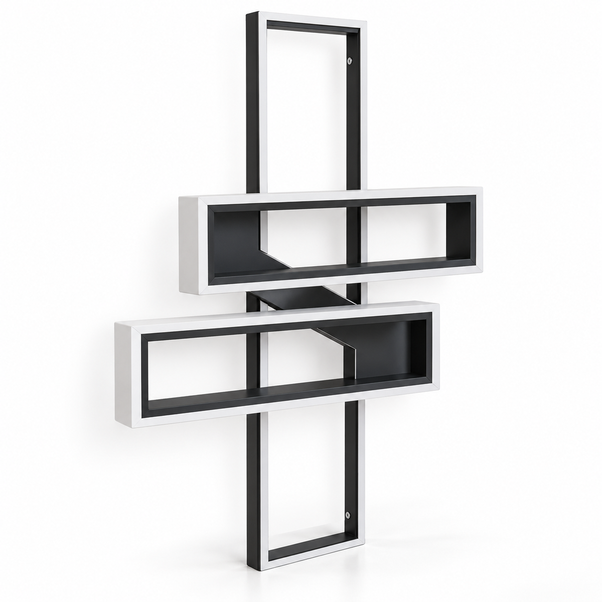 Lámpara led geometrica negra