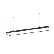 Lineal negro abs 1200x100x70 48w 4000k algol Konnergie para iluminación disponible online en El Container