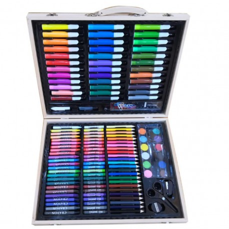 Maleta lápices y pinturas. 150 Unidades