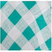 Mantel PVC Cuadrille Rectangular 140 x 210 cm. Turquesa. Masel