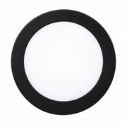 Panel sobrepuesto pro negro redondo 6w frio 6000k