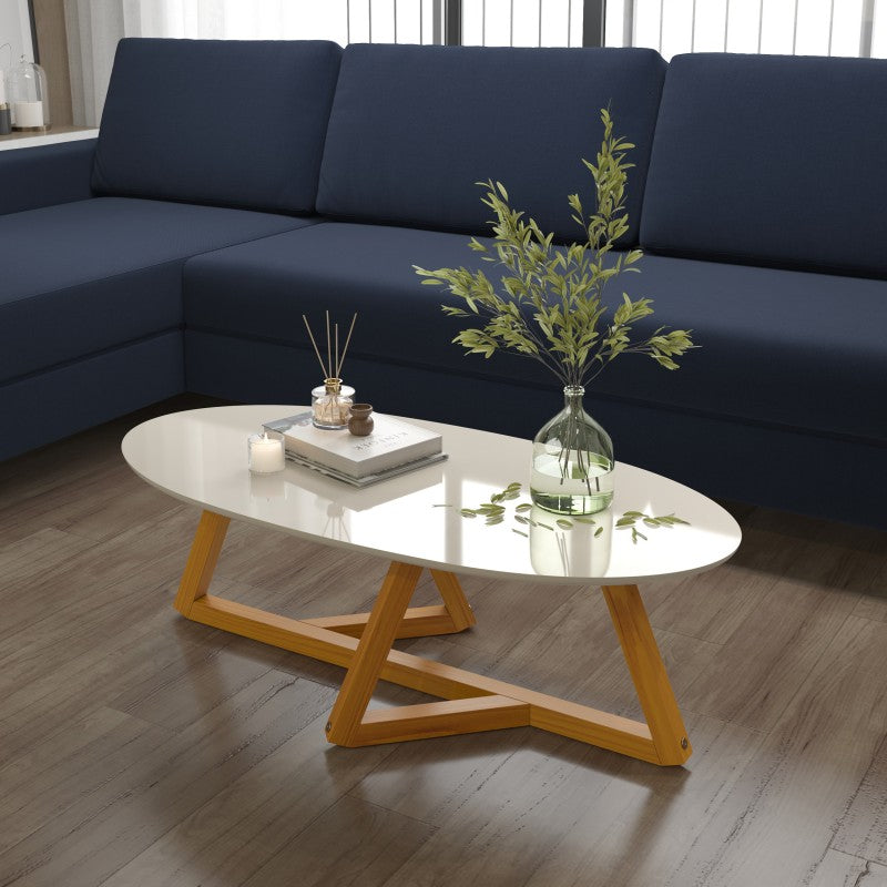 Mesa de Centro Classic Blanca / Madera