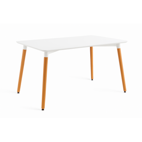 Mesa Eames rectangular color blanco