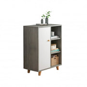 Mesa Lateral White&Silver