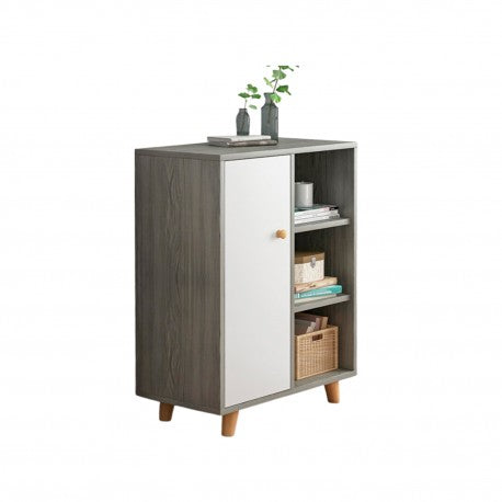 Mesa Lateral White&Silver