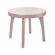 Mesa Redonda Caral Taupe Reyplast