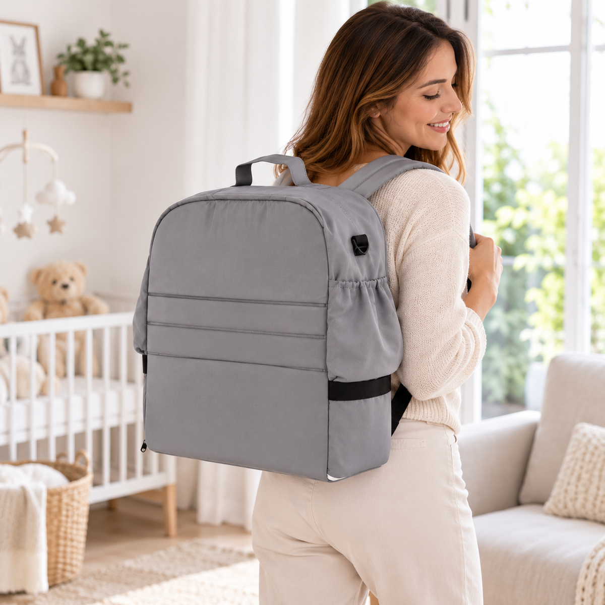 Cuna portatil GREY