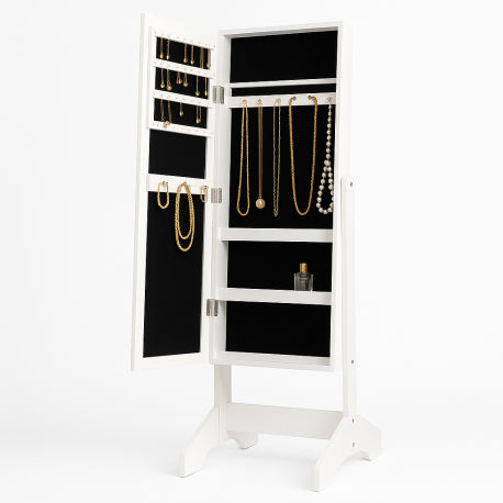 Mueble Espejo Joyero Blanco