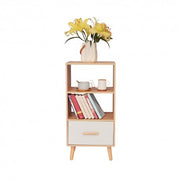 Mueble lateral blanco caramelo Iowa