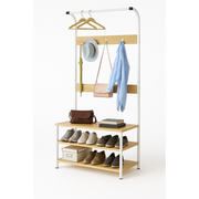 Mueble perchero madera madera clara
