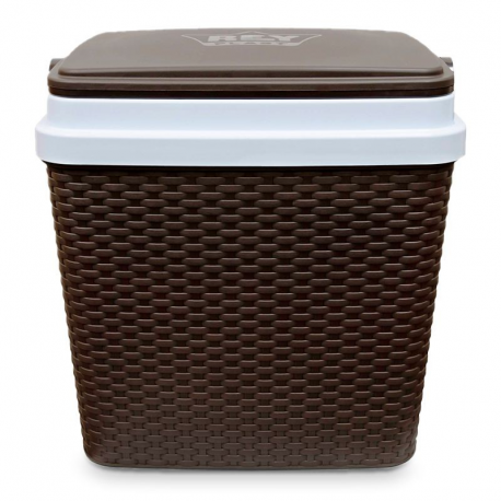 Nevera Cooler Tavarua Ratán 35 Lts. Marrón Reyplast El Container