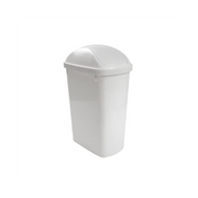 Imagen de Pack 3 Basureros rectangular vaiven 12 litros N18 Reyplast Blanco Neon