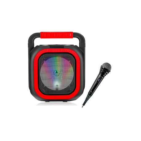 Parlante karaoke 765rd 6.5 philco rojo
