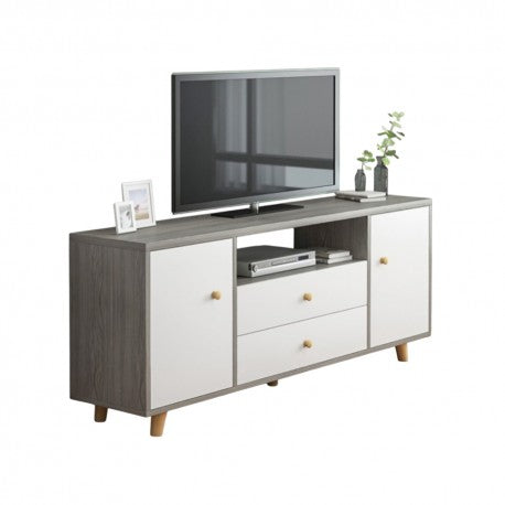Rack Para TV White&Silver