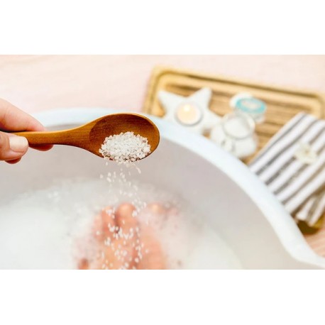 Sal de baño del Himalaya con Aceite esencial Citrico
