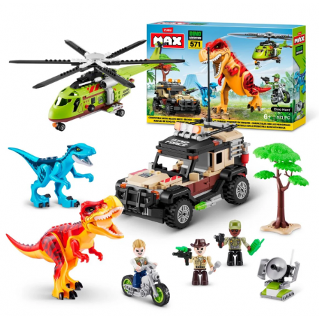 Imagen de Set 571 Bloques Max Dino Escape En Caja De Zuru para hogar u oficina disponible online