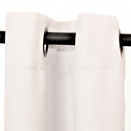 Set Cortina 2 Piezas Embossed Blanco