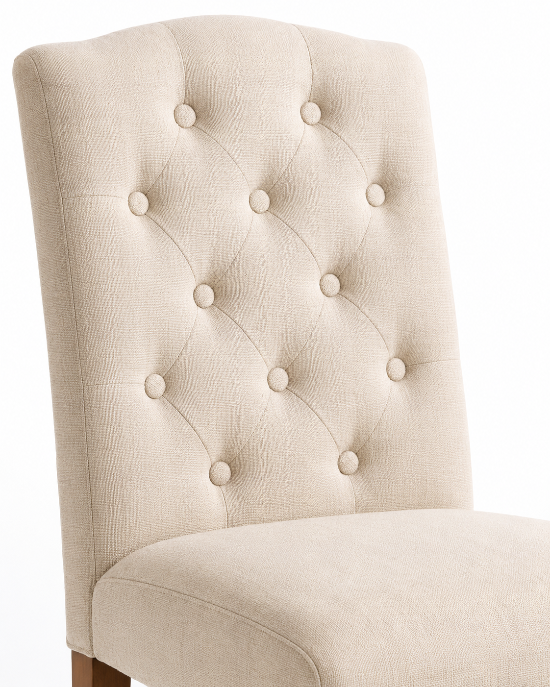 Silla de Comedor Acolchada Madera Elegance