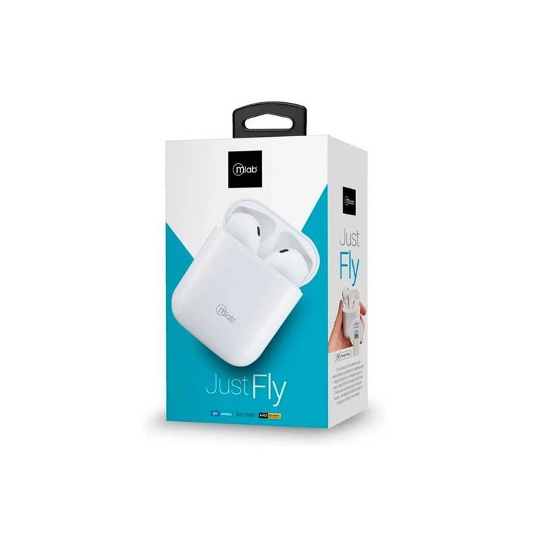 Audífonos Air Charge Touch Blanco – Bluetooth 5.3, In-Ear y Estuche Carga MLAB