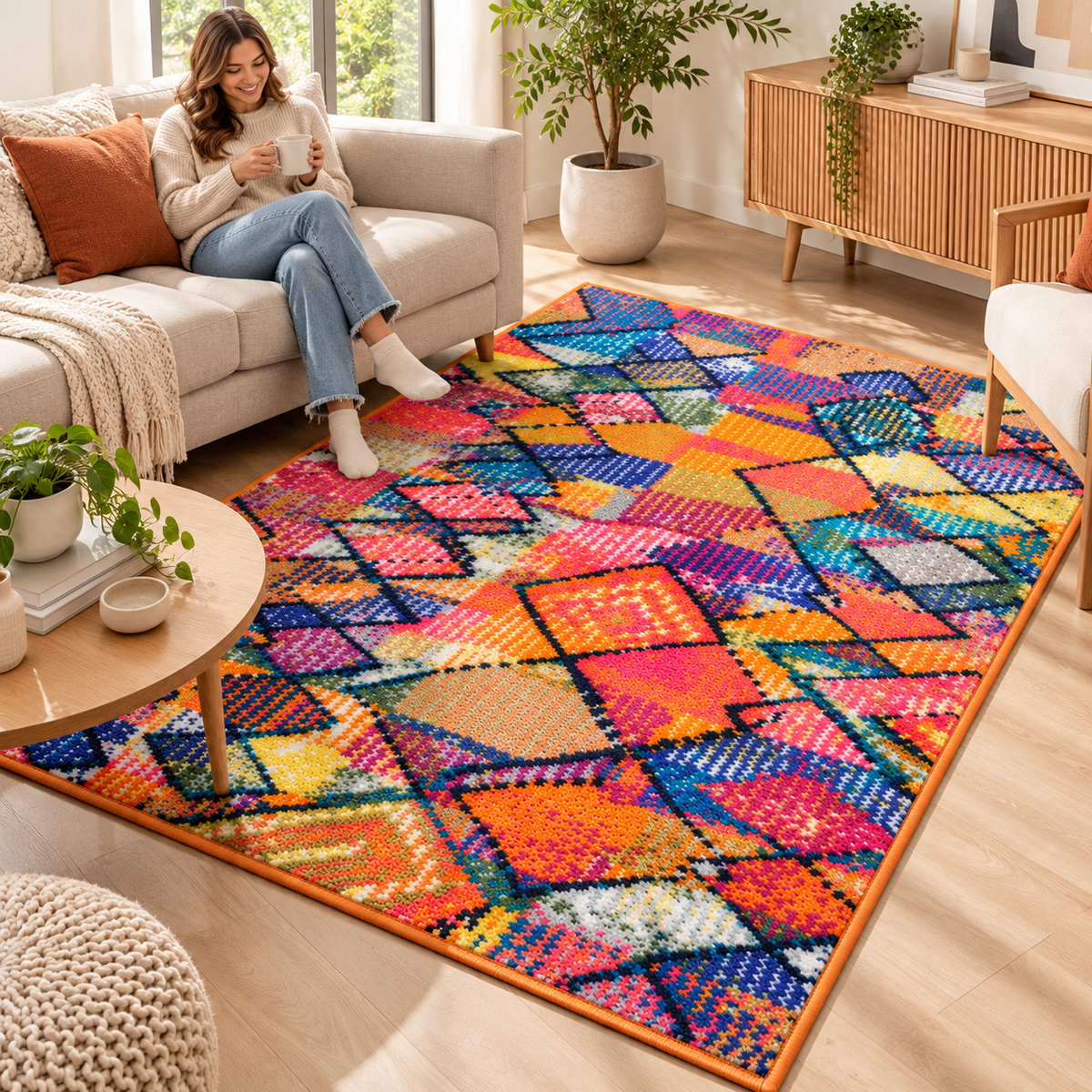 Alfombra Frise Boutique 133x190 Baniano 819371