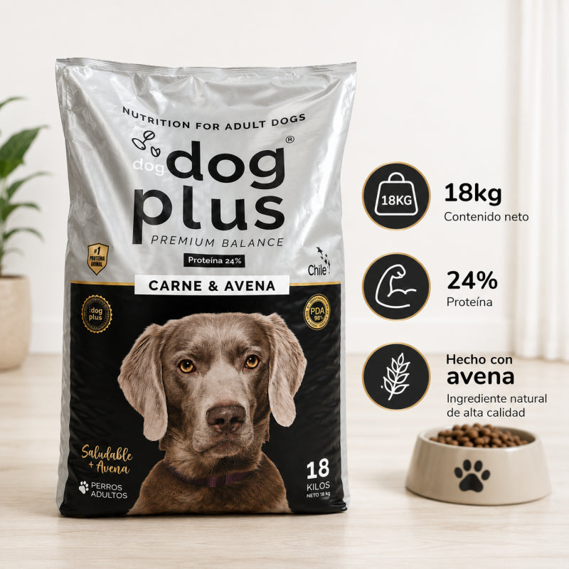 Alimento Dog Plus 18KG Raza Adulta