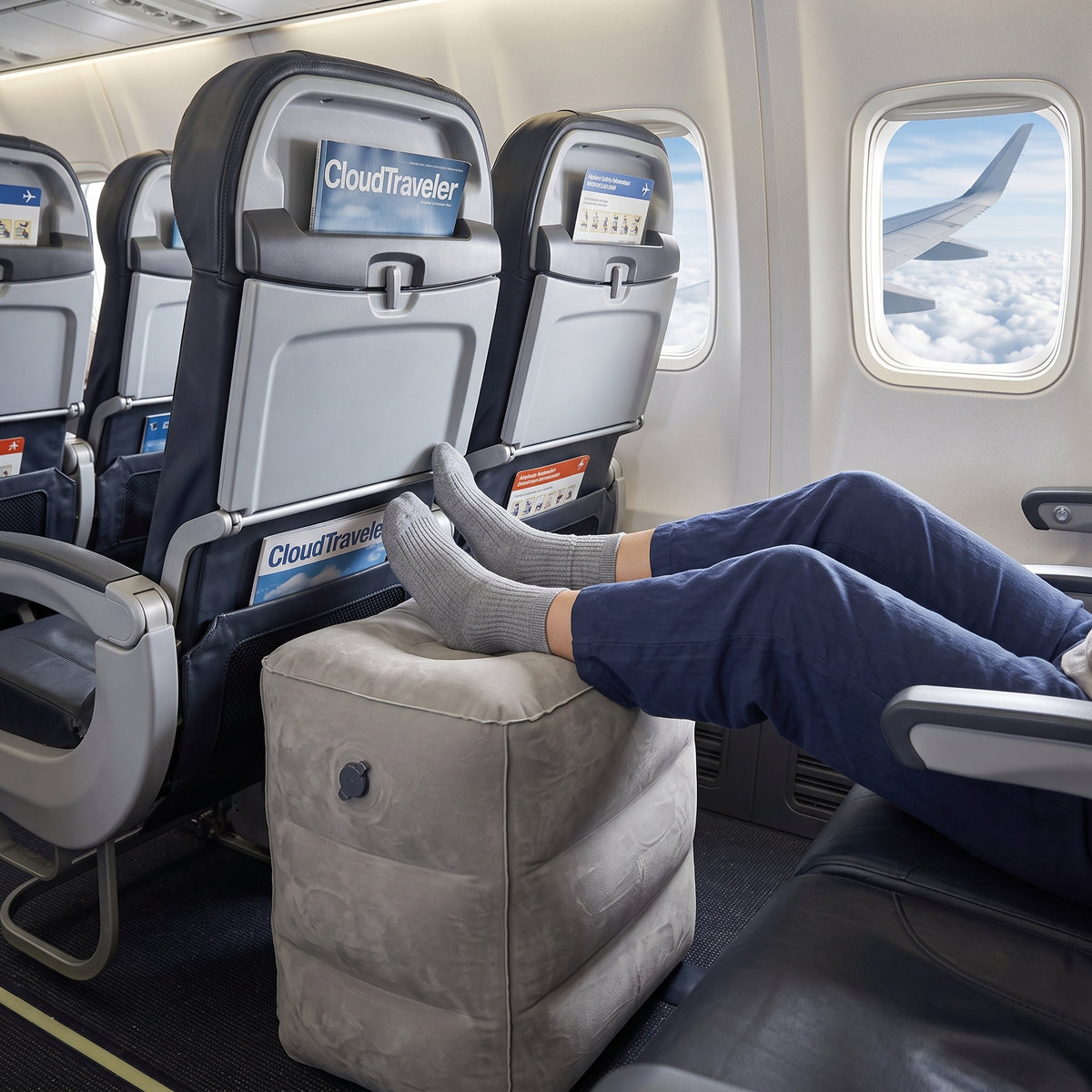 Almohada Inflable de Viaje Multiuso