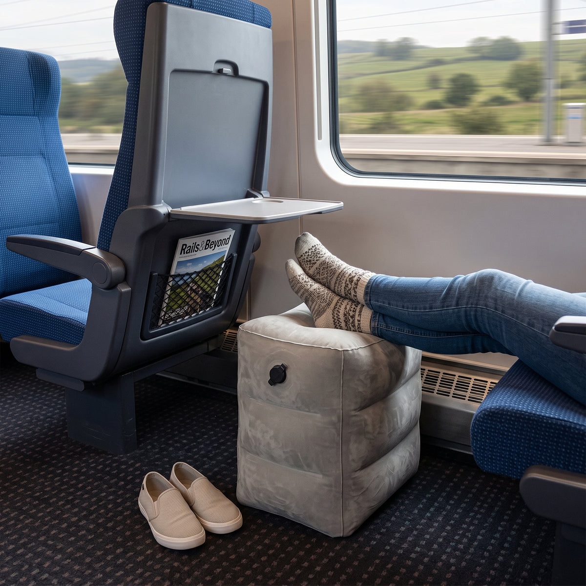 Almohada Inflable de Viaje Multiuso