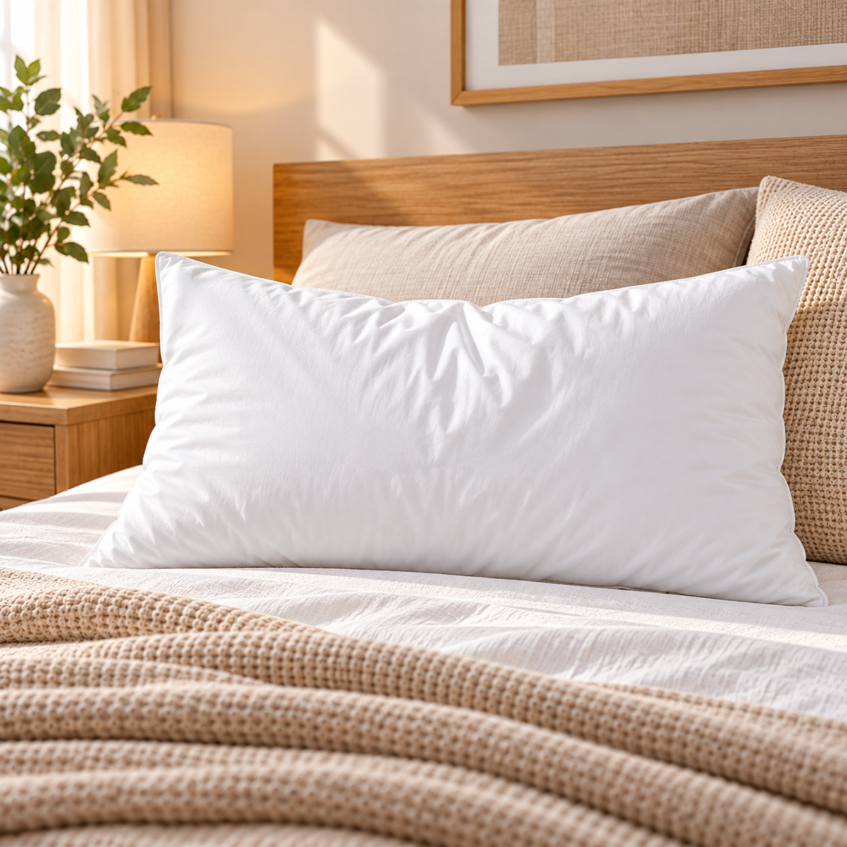 Almohada de Pluma FLORENTINO 50x90 1.600 grs.