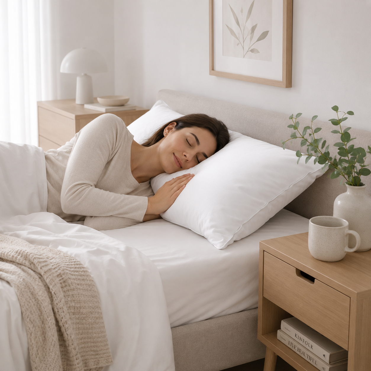 Almohada Dobby Microfibra Premium Royal Supreme 50X70cm 300 hilos Cannon