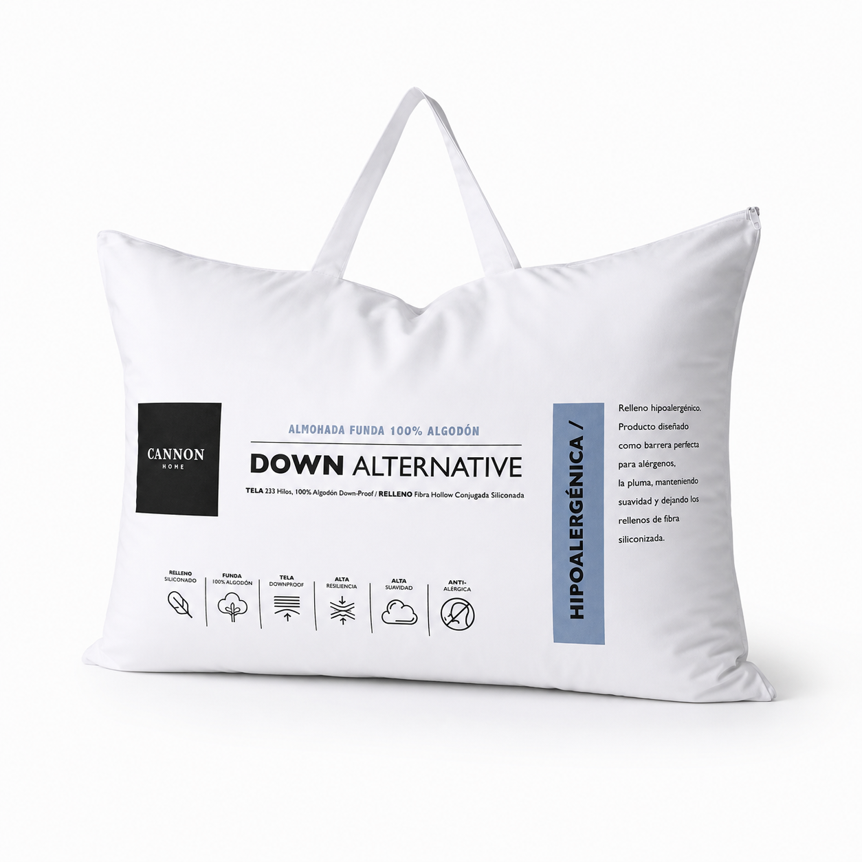 Almohada Down Alternative 50x90, Cannon