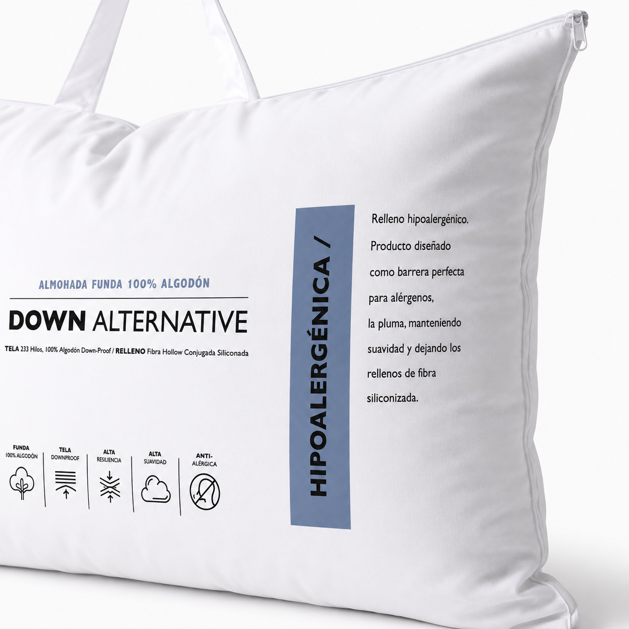 Almohada Down Alternative 50x90, Cannon