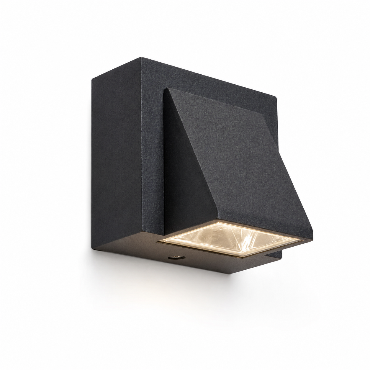 Apliqué led simple exterior ip54 5w 3000k negro modelo kapelle
