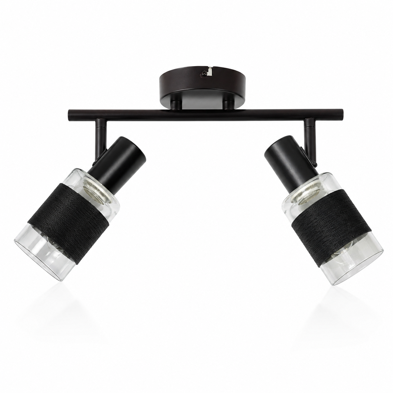 Apliqué Negro Simple porta E14 Led Konnergie