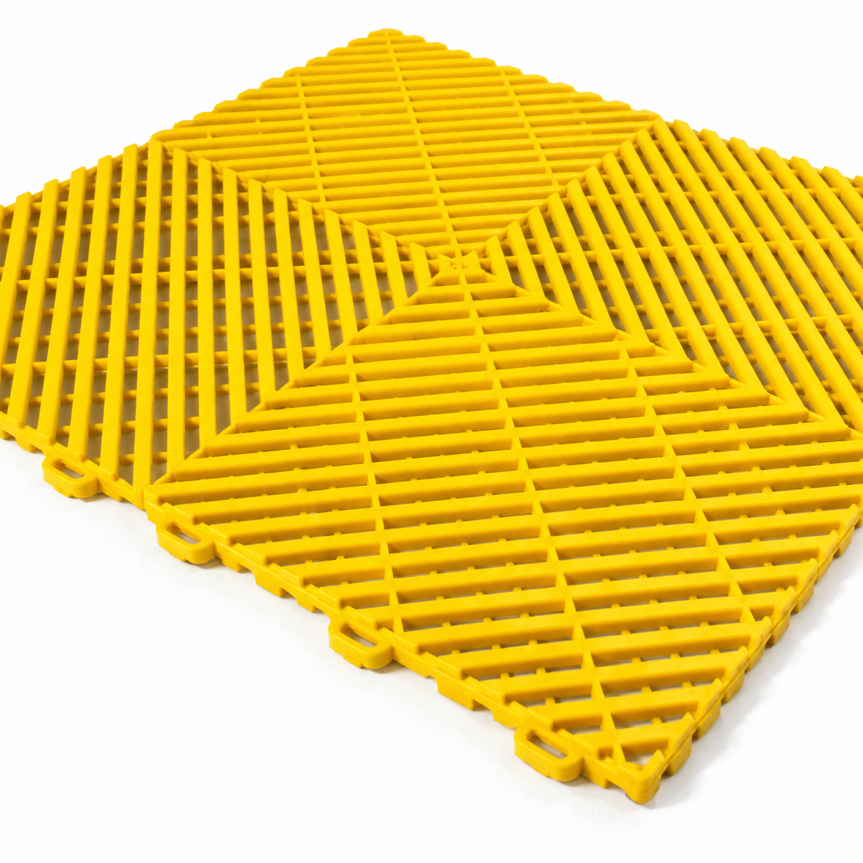 Piso Encastrable Plástico Garaje Autolavado Taller Detailing caja 6 unidades Amarillo