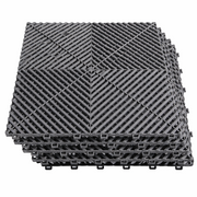 Piso Encastrable Plástico Garaje Autolavado Taller Detailing caja 6 unidades Gris