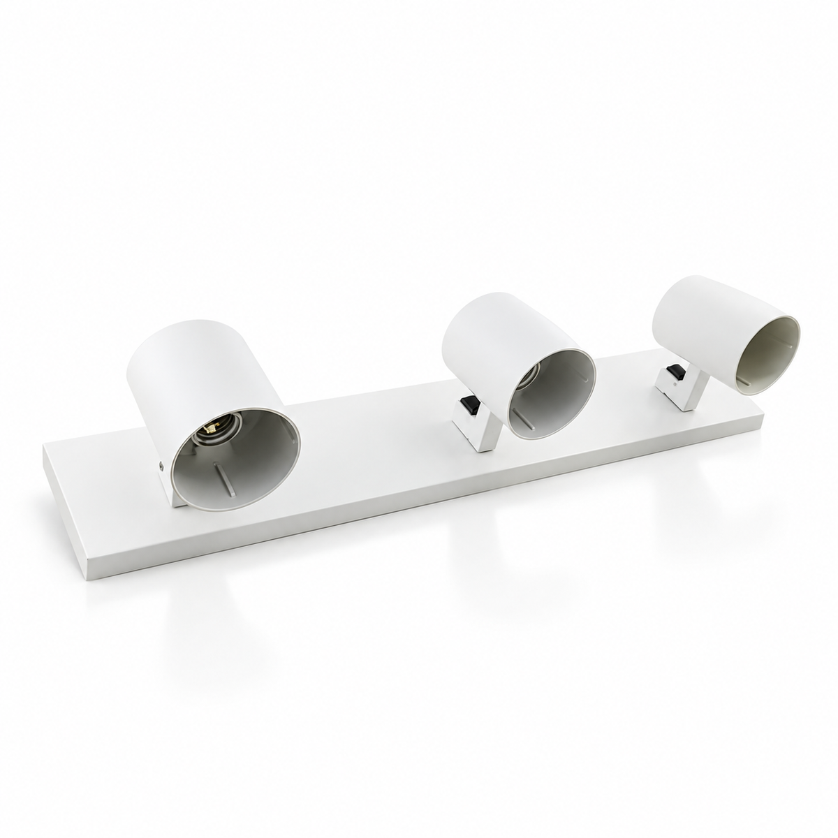 Barra Sobrepuesta Triple Gu-10 Blanco Mate P3 Megabright