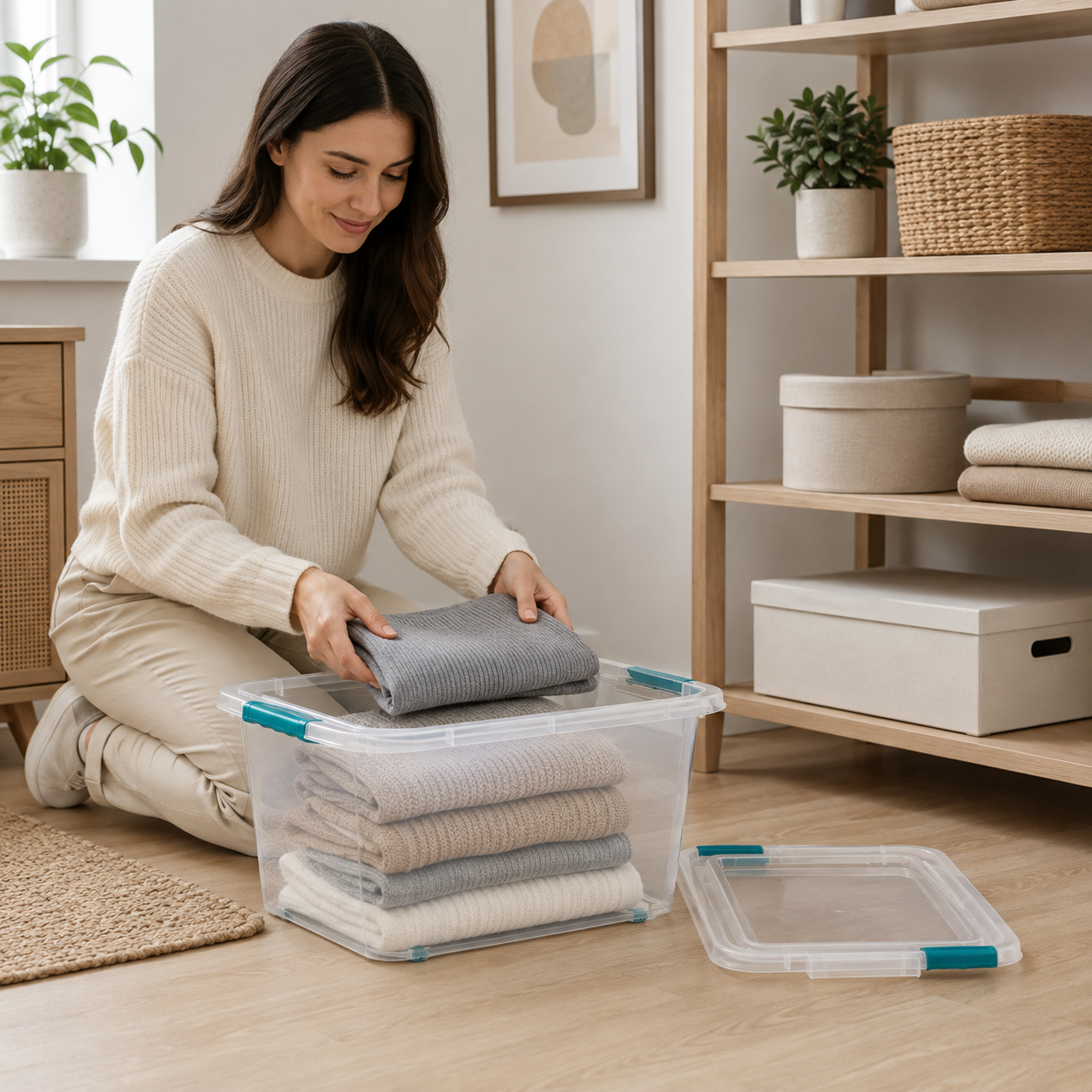 Caja organizadora Suprema 50 lt. – Rey Plast