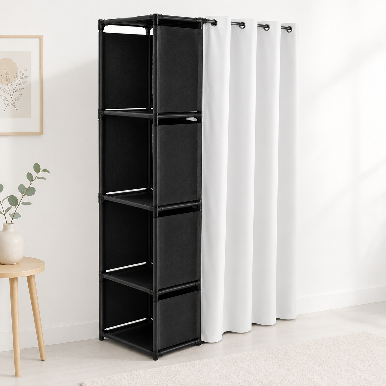 Closet organizador plegable Gris