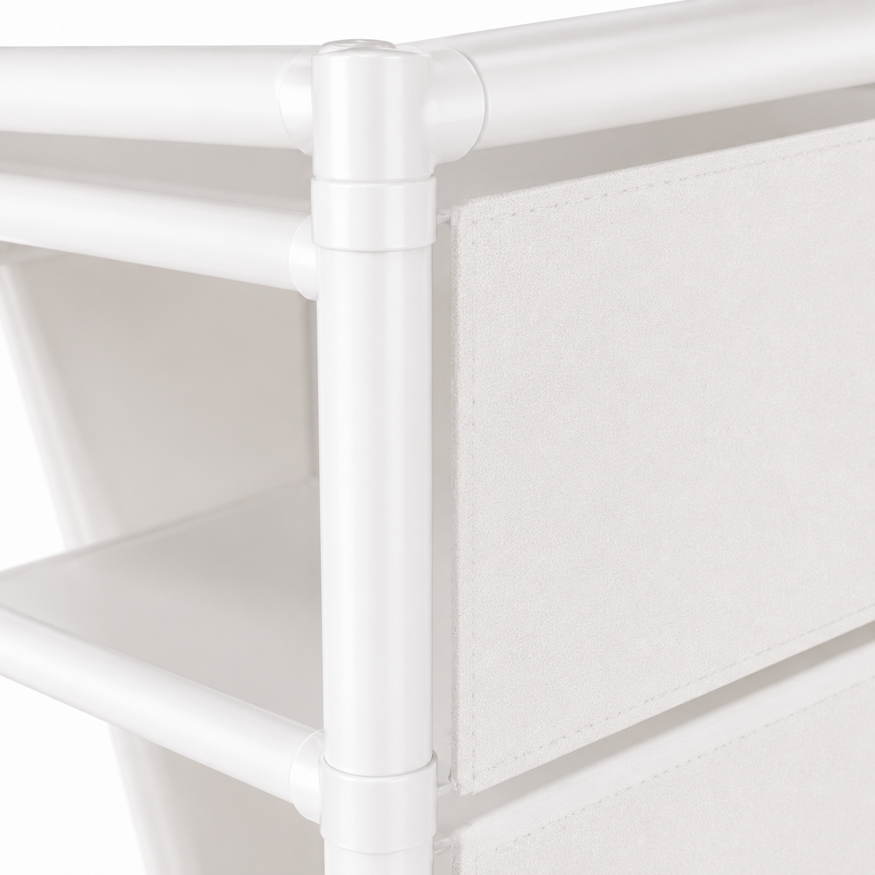 Closet organizador plegable blanco
