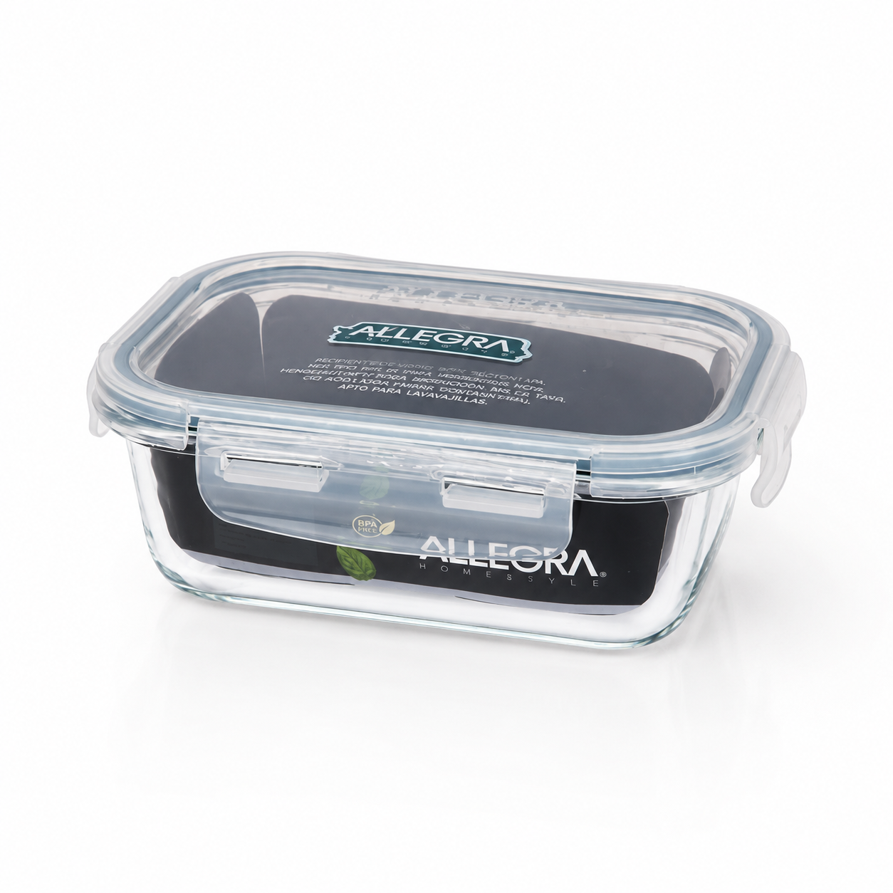 Contenedor Hermético Rectangular 1000ml, Allegra