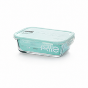 Contenedor Hermético Vidrio Rectangular 420Ml Allegra