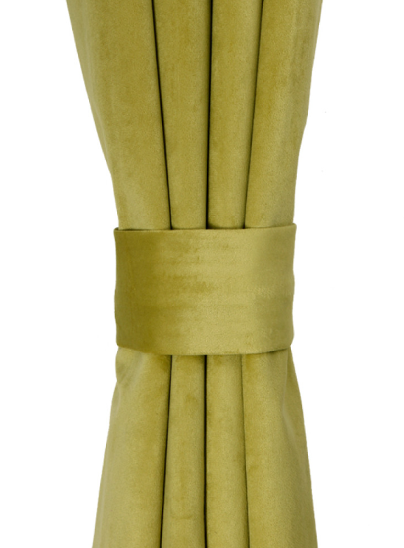 Cortina argollas Felpa New Velvet Pistacho, Masel