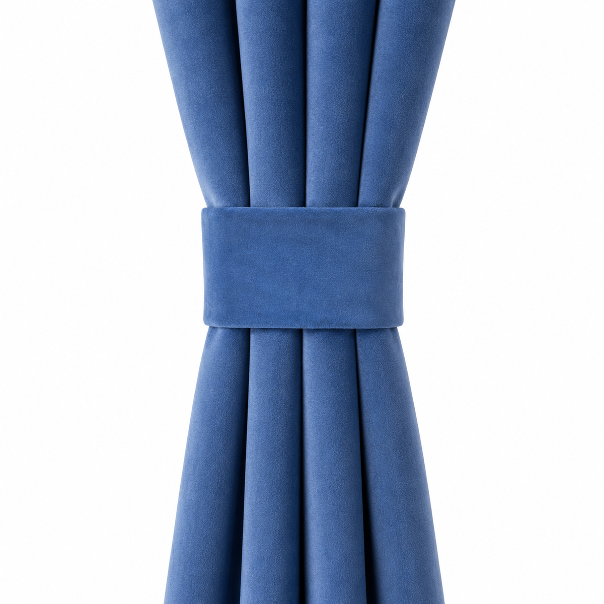 Cortina argollas Felpa New Velvet Azul, Masel