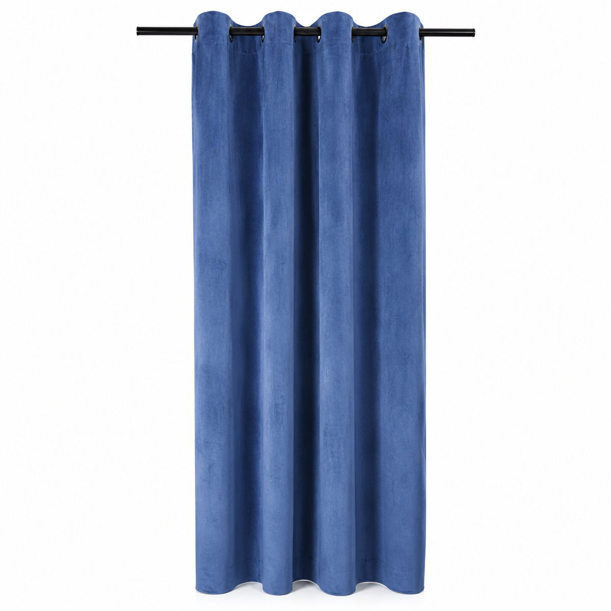 Cortina argollas Felpa New Velvet Azul, Masel