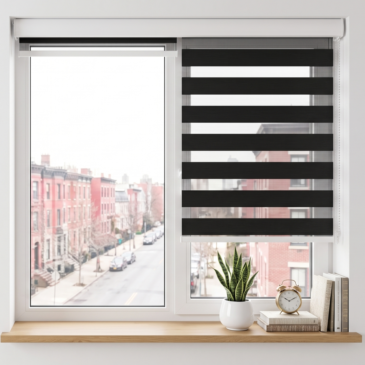 Cortina Roller Duo Negra