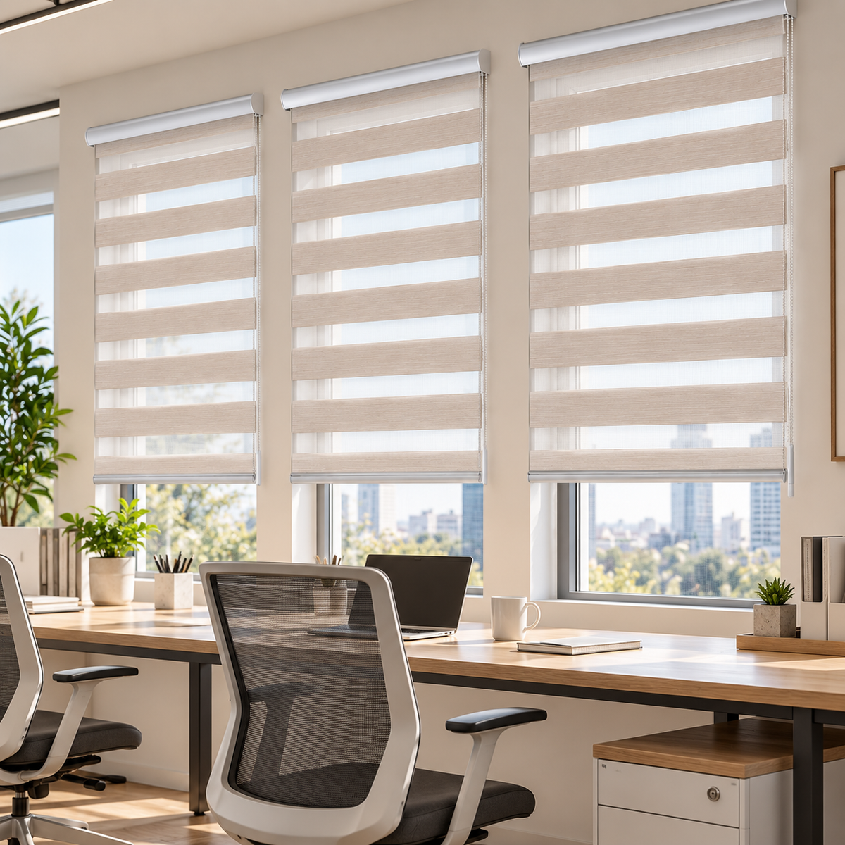 Cortinas Duo Look Lino Biancobelo