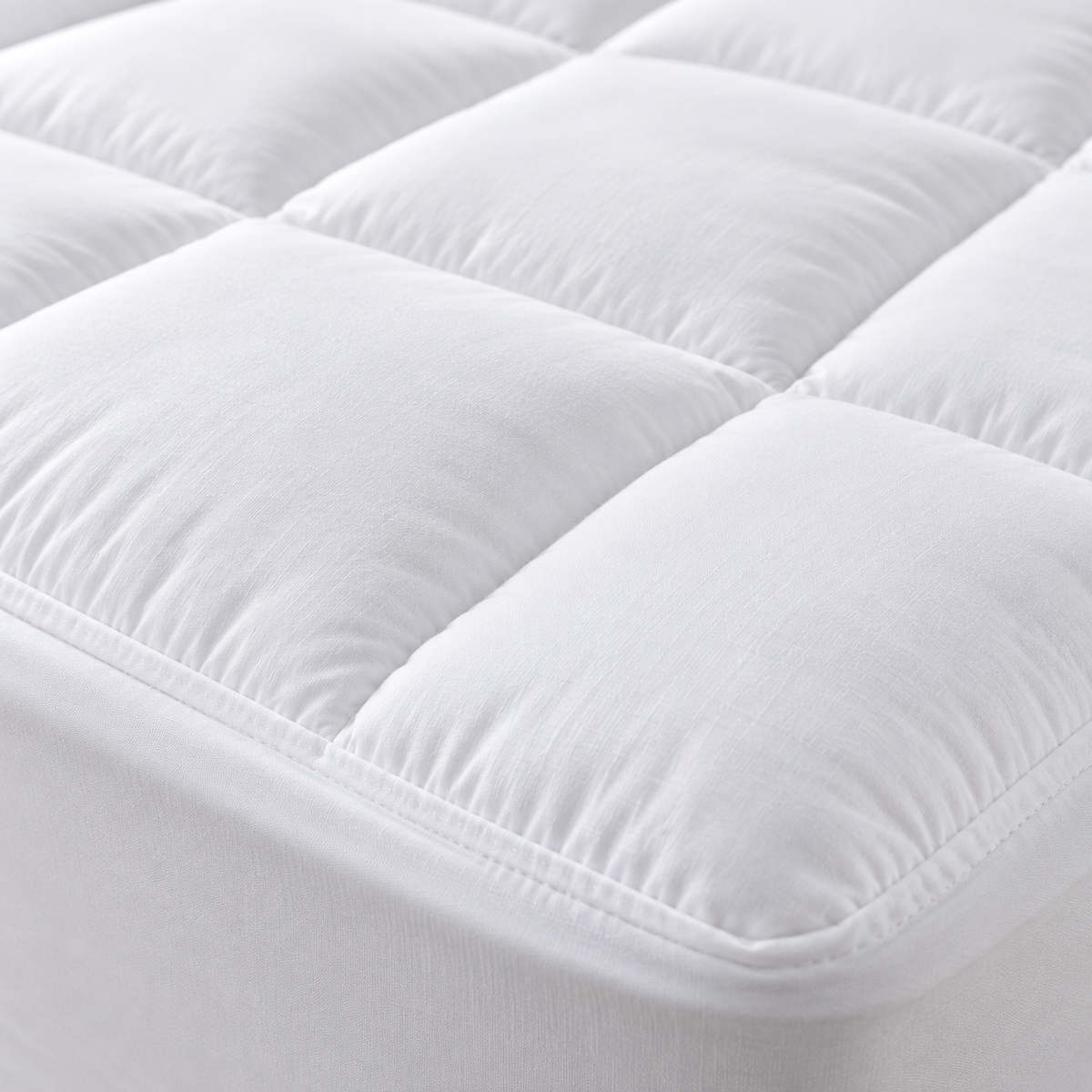 Cubrecolchón de lujo Gusset Biancobelo