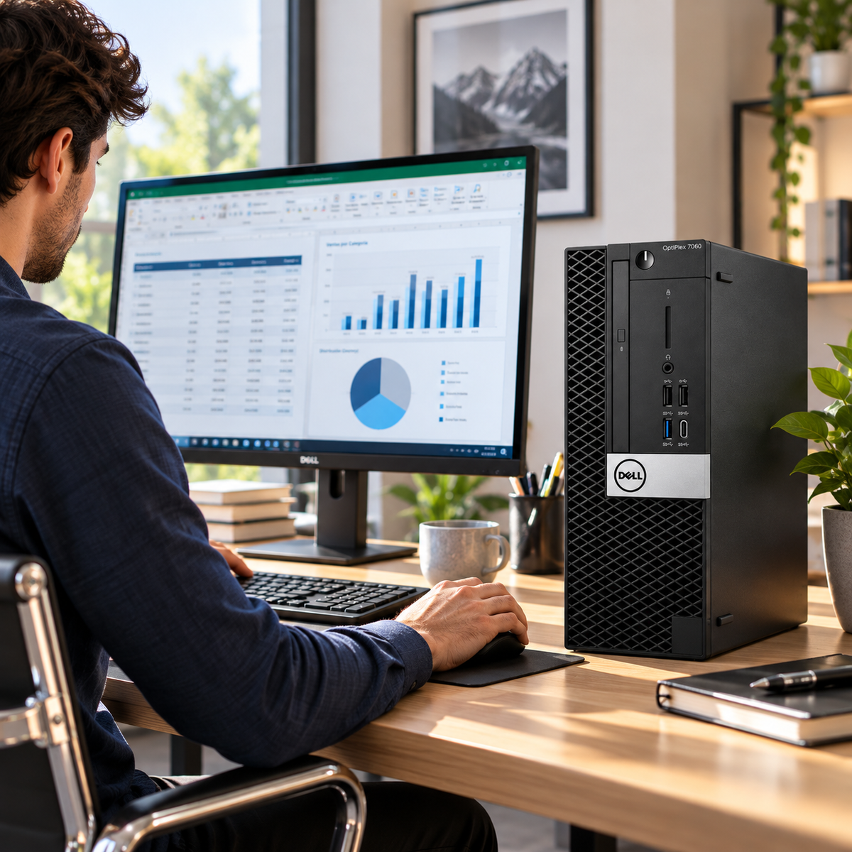 Dell Optiplex 7060 Intel Core i5-8500 16GB RAM 500GB SSD