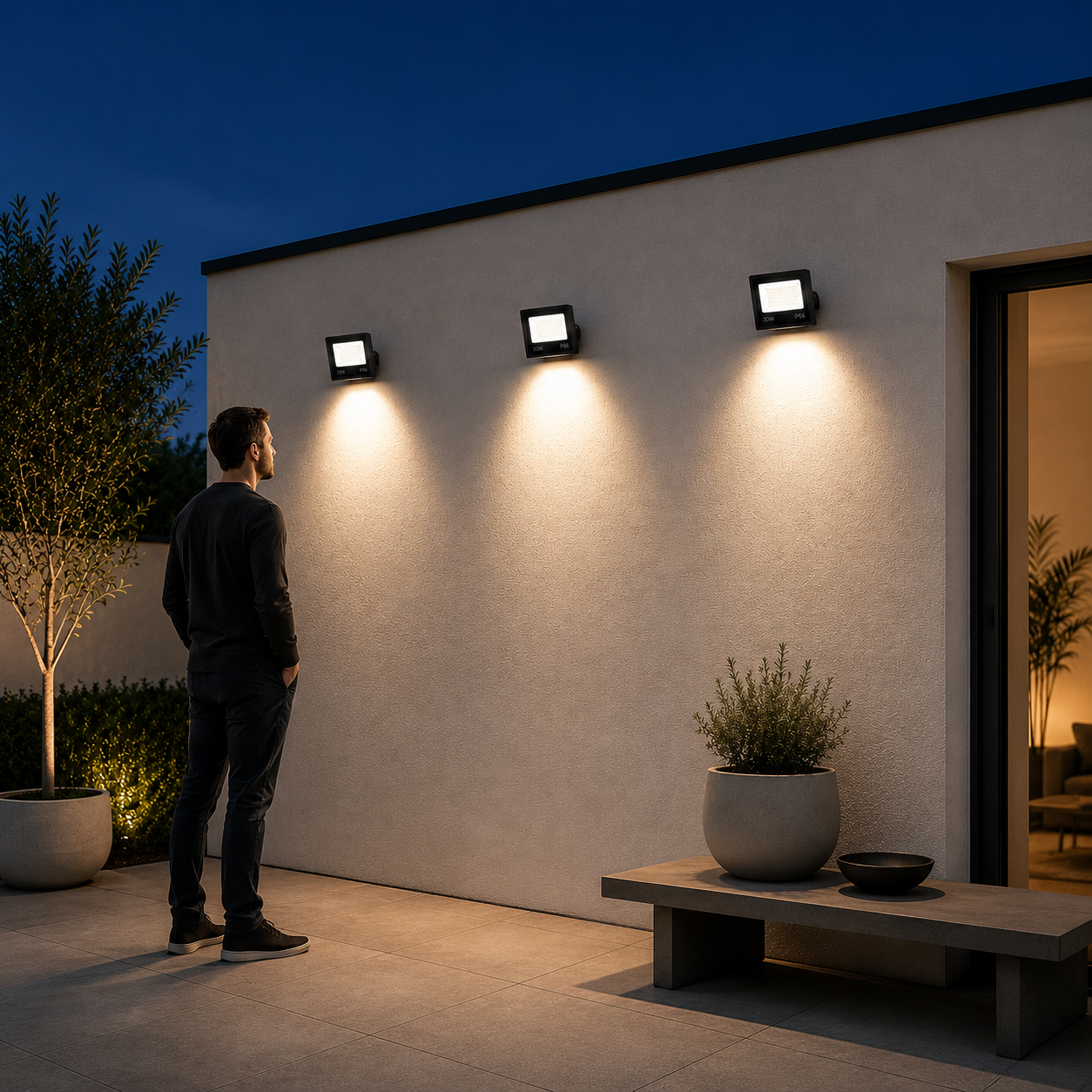 Foco Proyector De Area Led 30w IP66 IK08 Modelo Atlas Konnergie